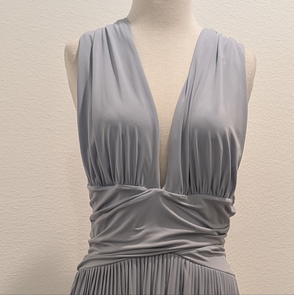 H&M Marilyn Monroe-Inspired Halter Gown - Baby Blue - US 10